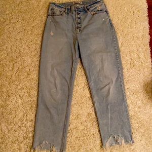 Abercrombie & Fitch Light Blue Straight Leg Jeans